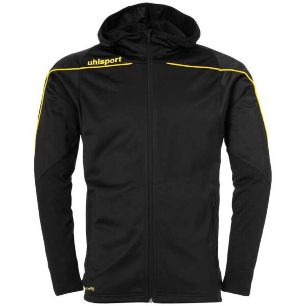 Uhlsport STREAM 22 TRACK HOOD JACKET 1005189 schwarz/limonengelb 116