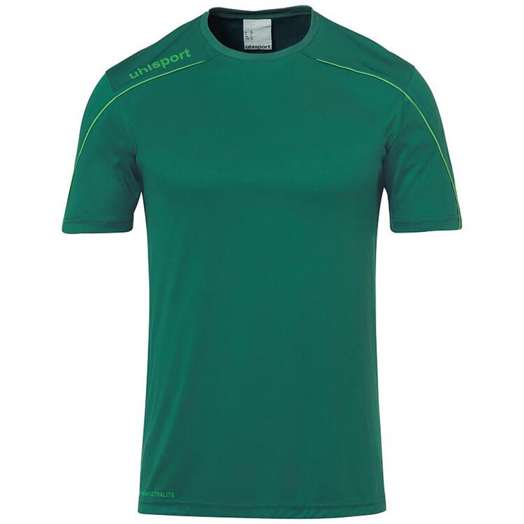 uhlsport stream 22 trikot kurzarm 1003477 fir gruen fluo gruen 116