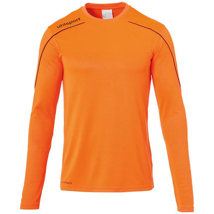 uhlsport stream 22 trikot langarm 1003478 fluo orange schwarz 116