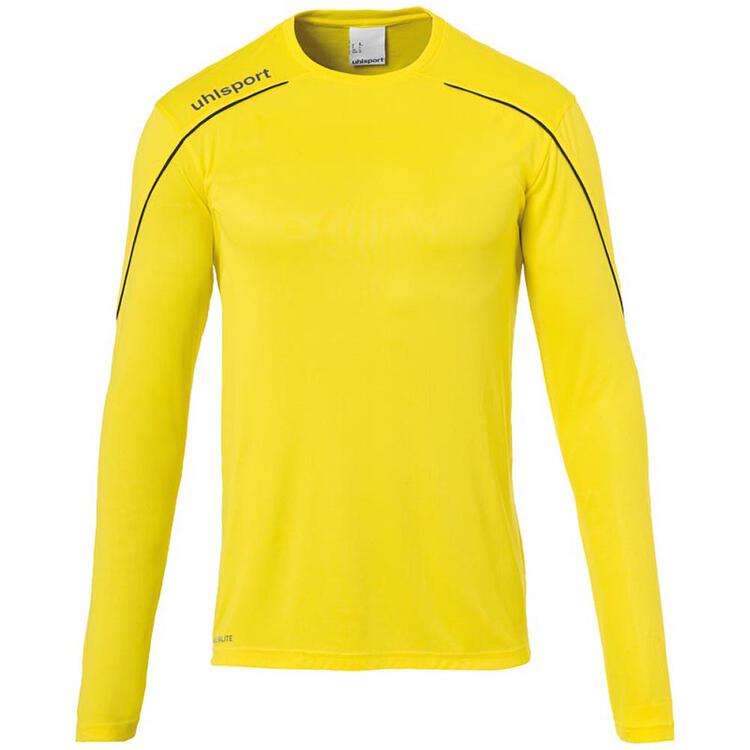 uhlsport stream 22 trikot langarm 1003478 limonengelb schwarz 116