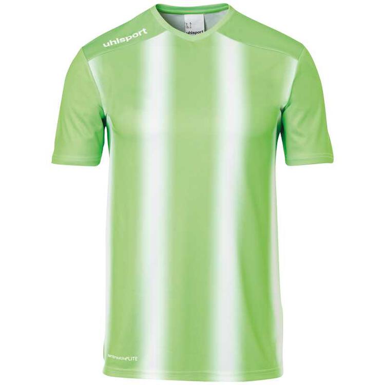 uhlsport stripe 20 trikot kurzarm 1002205 fluo gruen weiss 116