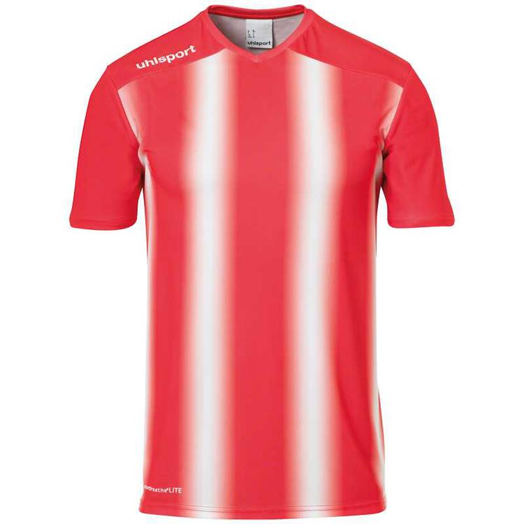 uhlsport stripe 20 trikot kurzarm 1002205 rot weiss 116