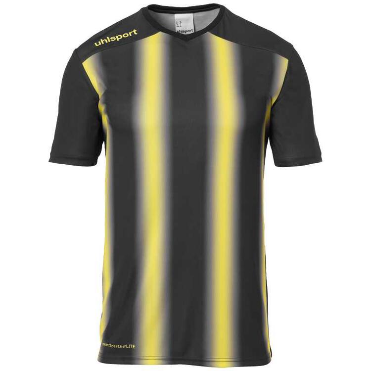 uhlsport stripe 20 trikot kurzarm 1002205 schwarz limonengelb 116