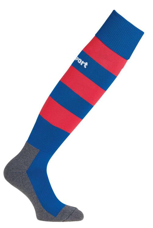 uhlsport team pro essential stripe socks azurblau rot 100610003 gr 28 32