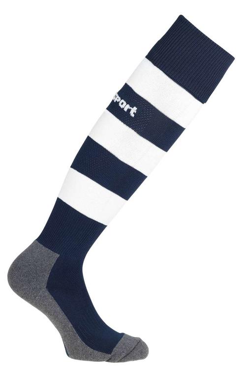 uhlsport team pro essential stripe socks marine weiss 100610004 gr 45 47