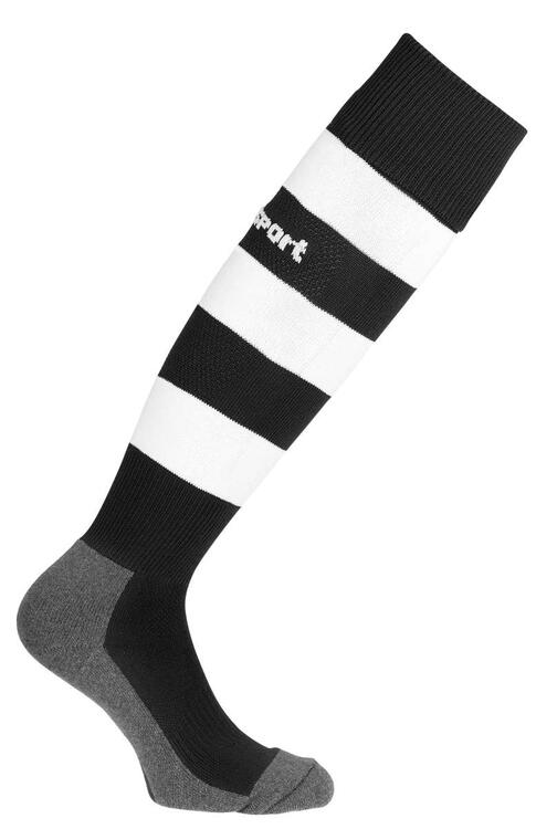 uhlsport team pro essential stripe socks schwarz weiss 100610001 gr 28 32